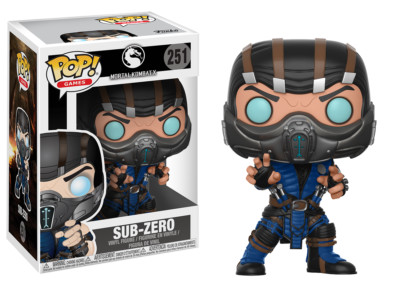 FUNKO POP KITANA SUB ZERO SCORPION LIU KANG RAIDEN NEW ON HAND