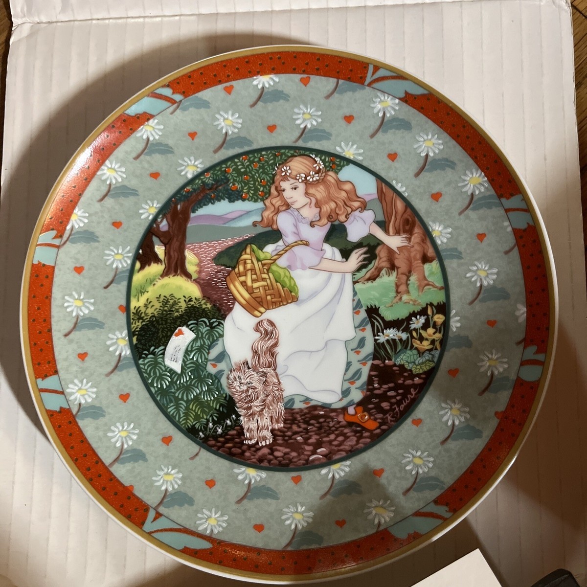 A TISKET, A TASKET PLATE ONCE UPON A RHYME HEINRICH Villeroy