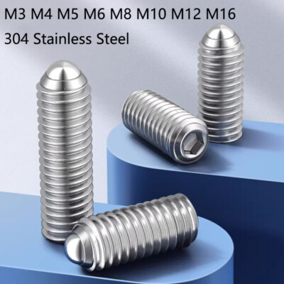 M3-M16 304 Stainless Steel Wave Bead Positioning Wave Screw Tightening Screw New