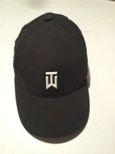 NIKE [S/M]  TW Tiger Woods Heritage86 TPC Scottsdale Golf Cap/Hat-Black