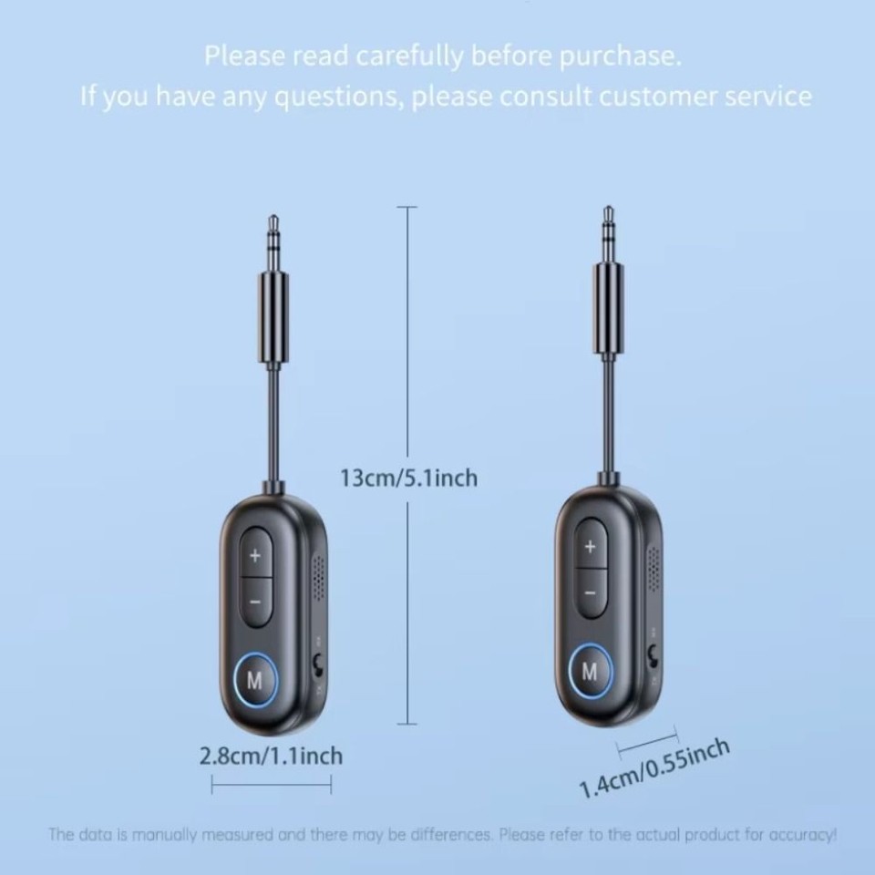 2 IN 1 Airplane Wireless Adapter Airplane Headphones Adapter TV Speaker