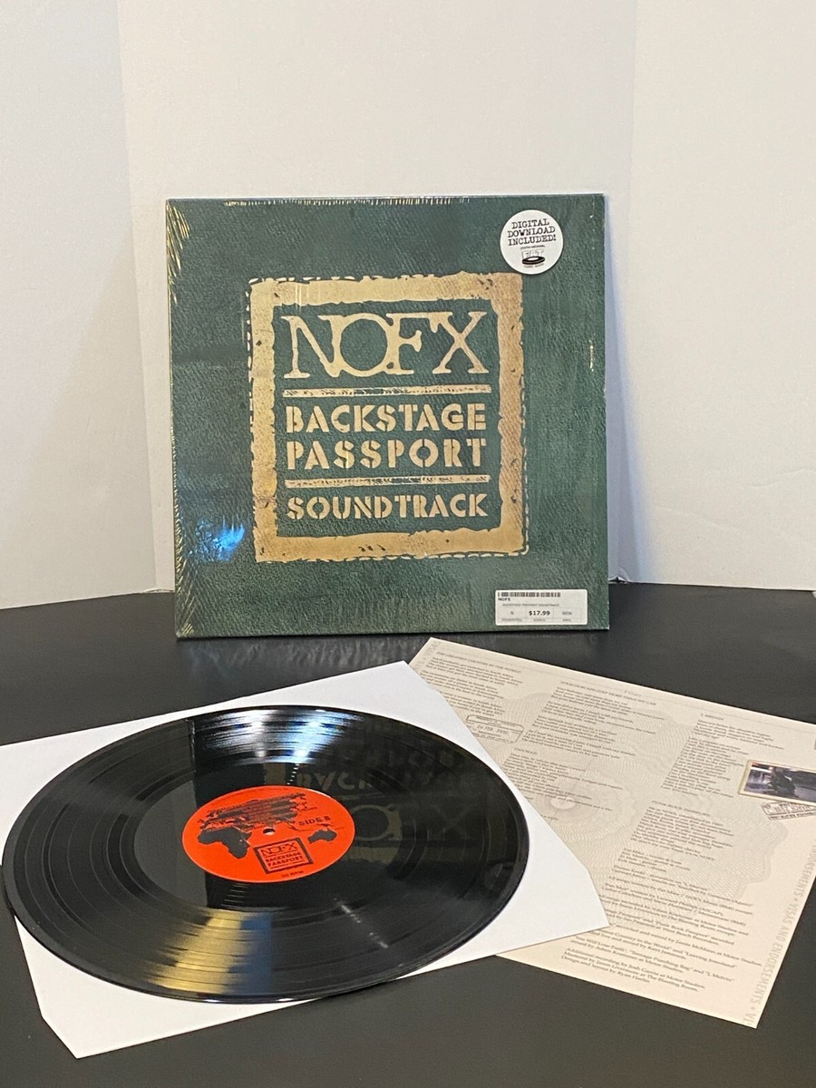 NOFX Backstage Passport Fat Wreck Chords FAT755-1 2015 LP w/Lyrics