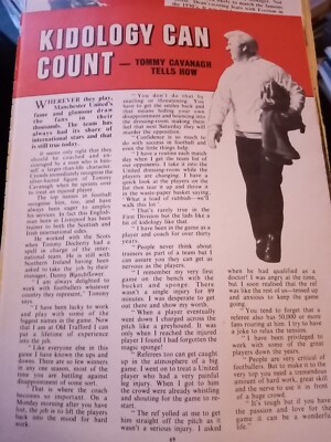 Xm54 Ephemera 1979 Football Article Tommy Cavanagh 