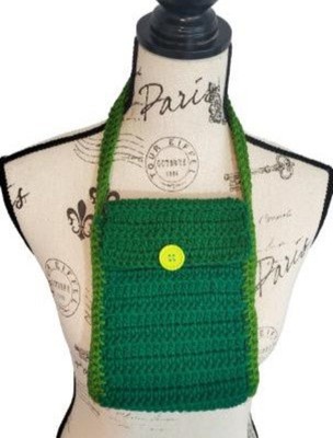 Cute Handcrafted Pouch Unique One of a Kind Thick Crochet Quality Handbag Purse