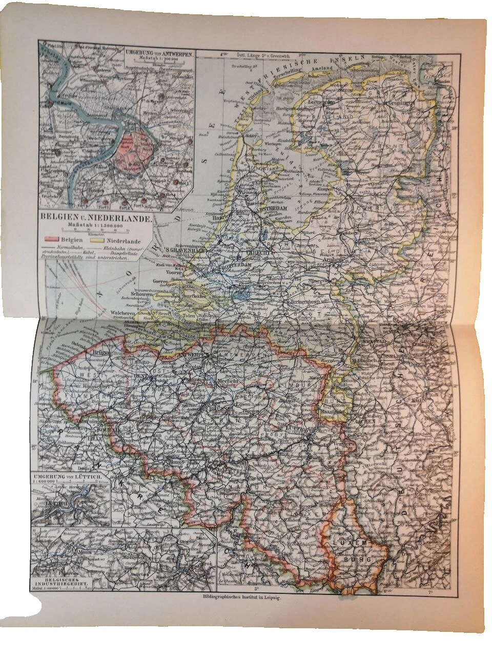 1900-1909 Date Range Antique Europe Topographical Maps