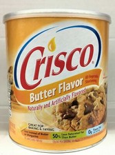 Crisco Butter Flavor All Vegetable Shortening 48 oz Canister