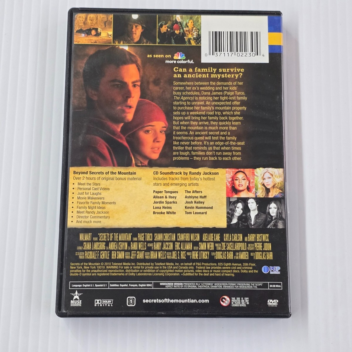 Secrets of The Mountain (DVD, CD, 2010) Paige Turco, Shawn