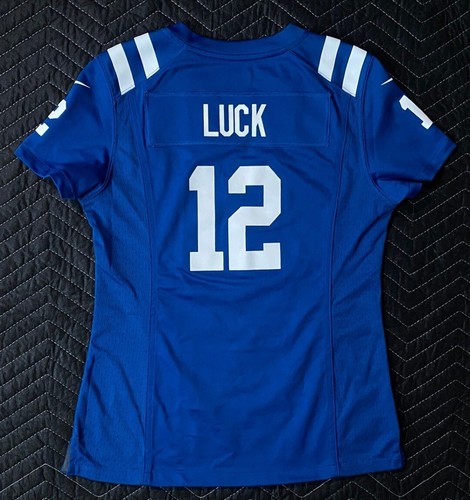 Women's Nike Indianapolis Colts Andrew Luck NFL Football Jersey Girls Blue Small - Picture 12 of 16