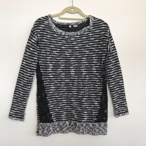 Moth Stacatto Tunic Black White Striped 