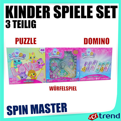 Spin Master Hatchimals 3 Kinder Spiele Puzzle Wurfelspiel Brettspiel Domino Ebay