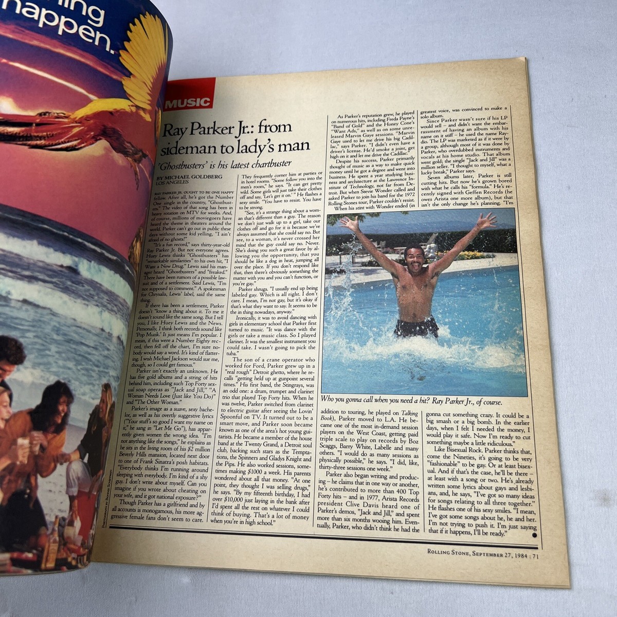 Vintage Rolling Stone September 27 1984 John Belushi, Lisa