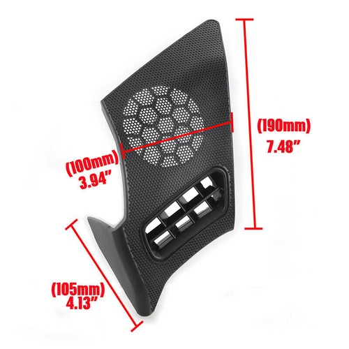For Mercedes-Benz W210 Dash Vent Speaker Grill Cover Black E320 E430 LEFT+RIGHT - Foto 5 di 10
