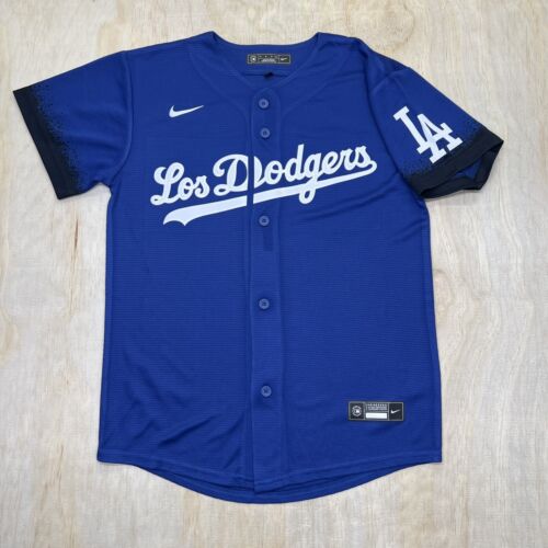 NEW No Tags MD 10/12 YOUTH Los Angeles Dodgers Nike City Connect Jersey #1 Diaz
