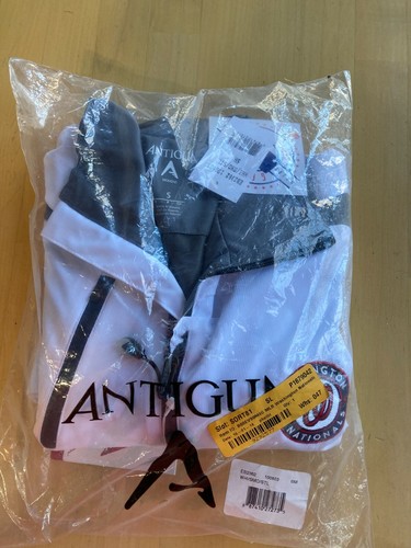Antigua Washington Nationals Baseball White Long Sleeve Jacket, Women’s Small - Picture 2 of 12