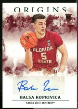 Balsa Koprivica 2021-22 Panini Chronicles Draft Origins Rookie Auto Green #25 