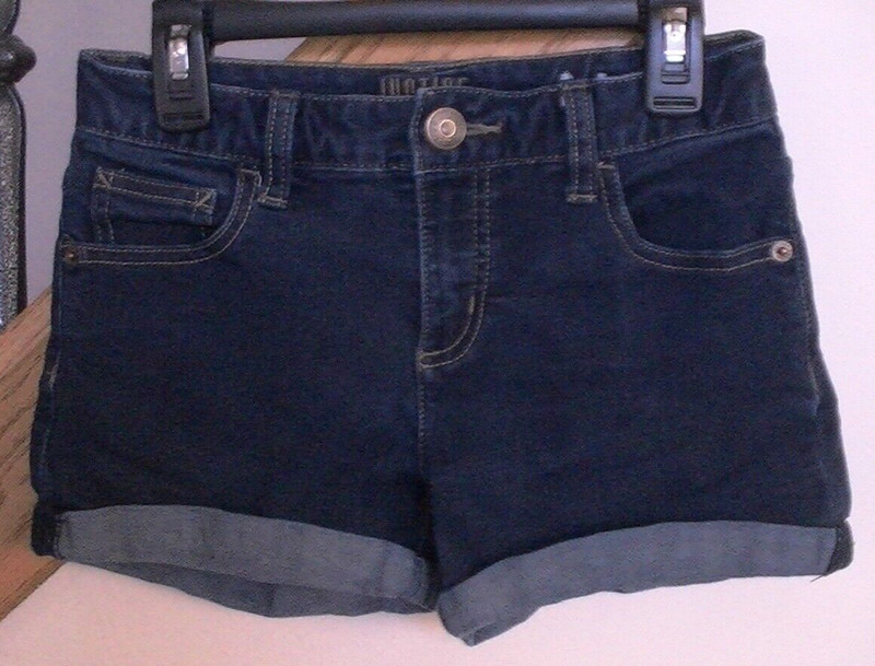 Justice Roll Over  Jean Shorts Girls' Size 12