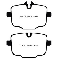 EBC Greenstuff Performance Bremsbeläge hinten für BMW 5er & 6er - (DP22089)