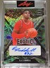 RARE 2022-23 E.J. LIDDELL /6 AUTO RC DIAG SHIMMER PEACOCK LEAF EXOTIC BASKETBALL