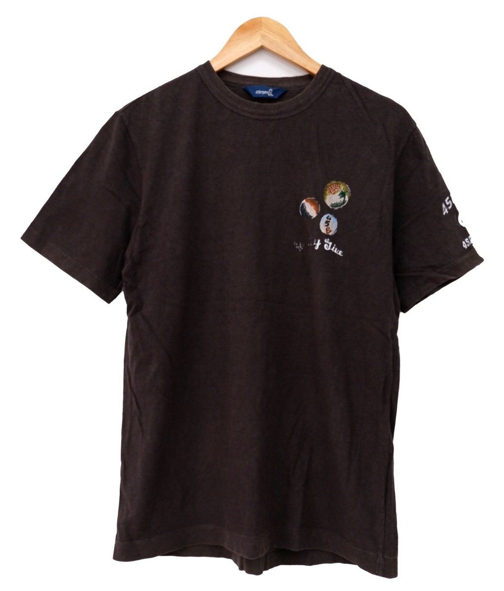 45rpm Tシャツ 45RPM forty five RPM 3 studio by R Japan black shore break