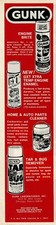 1977 Vintage Print Ad Gunk Engine Brite GXT Xtra Temp Engine Enamel Auto Cleaner