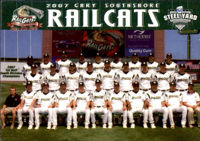 2007 Gary SouthShore RailCats #1 Team Photo NM Baseball Card