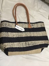 Palmer & Poppy The Sutton Wicker Tote Bag