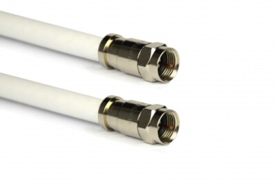 PremiumX 2 Meter SAT Antennenkabel REINES KUPFER Koax F-Kompressionsstecker 4K