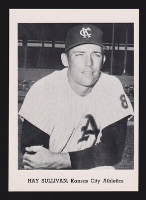 1958-65 JAY PUBLISHING Haywood Sullivan ATHLETICS  5x7 PICTURE PACK PHOTO  EX  B