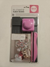 We R Memory Keepers Flower Punch Board 71342-5 New in Package.