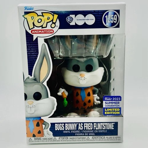 Funko Pop! Animation #1259 Bugs Bunny As Fred Flintstone Summer Convention 2023