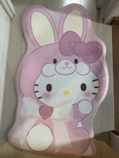 New Hello Kitty Fairy Rabbit Big Die-cut Mat Rug 47 In Sanrio Prize Exclusive New Hello Kitty Fairy Rabbit Big Die-cut Mat Rug 47 In Sanrio Prize Exclusive