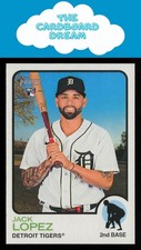 Jack Lopez 2022 Topps Heritage #606 RC Rookie Detroit Tigers Baseball Card