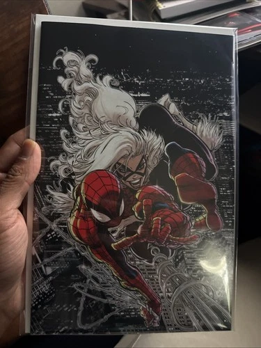 The Amazing Spider-Man # 26 Kaare Andrews Virgin Variant Exclusive Black Cat