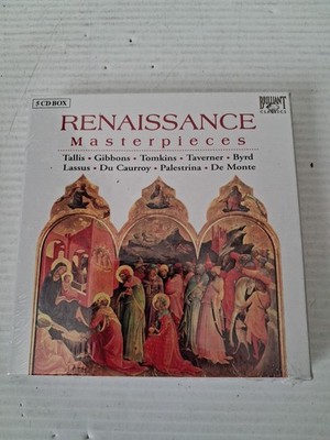 Renaissance Masterpieces Classics 5 CD Box Set Lile SEALED Oxford Tallis Gibbons