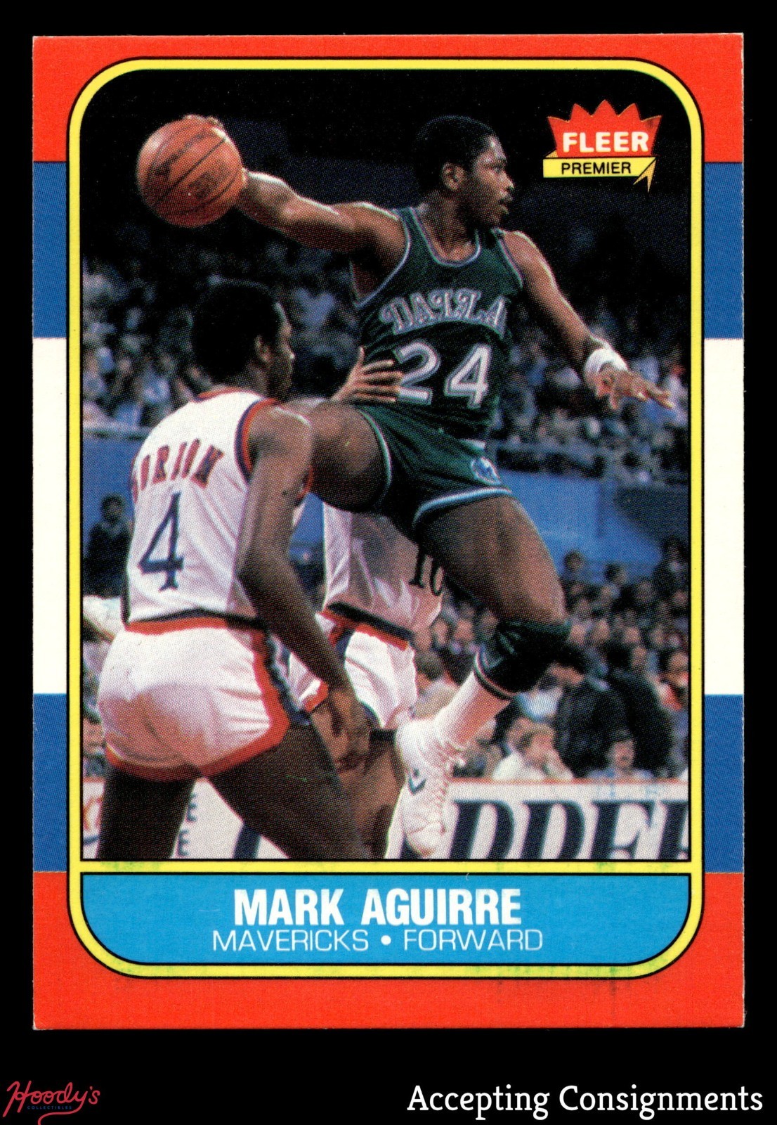 1986-87 Fleer #3 Mark Aguirre RC ROOKIE MAVERICKS