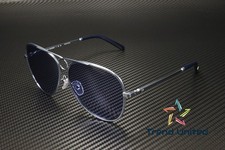 TORY BURCH TY6093 334865 Light Blue Gunmetal Solid Blue 59 mm Women's Sunglasses