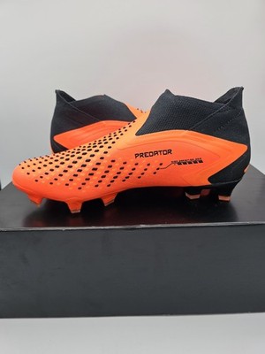 Adidas Predator Accuracy+ FG Mens Sz 7.5 Orange Black Soccer 