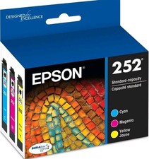 EPSON 252 DURABrite Ultra Ink Standard Capacity Color Combo Pack Exp. 12/23