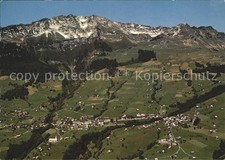Amden Walensee SG mit Mattstock Fliegeraufnah...