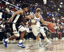 THOMAS HAUGH SIGNED 8x10 PHOTO FLORIDA GATORS BASKETBALL AUTOGRAPH AUTHENTIC COA