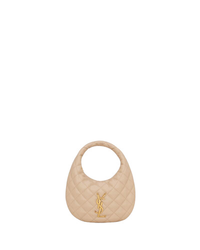 Saint Laurent Icarino $3100 Dark Beige Top Handle Bag New & Authentic