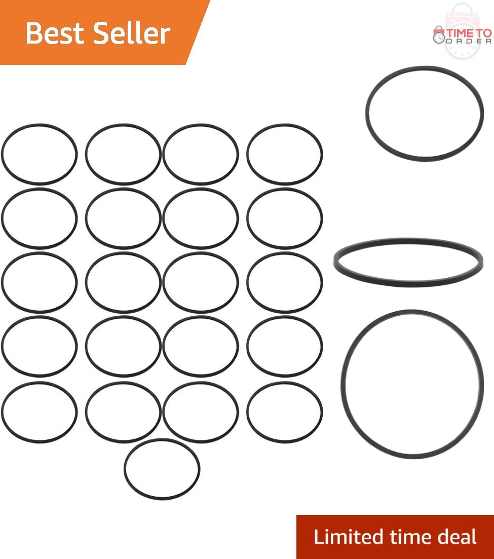 Carburetor Float Bowl Gaskets Kit for Lawn Mower Engines 21 Pieces Compatible