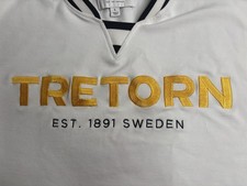 Tretorn Sweatshirt Women  s Size L White Crewneck Logo Pullover