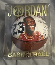 Authentic Facsimile Michael Jordan Signed Mini Wilson Basketball Chicago Bulls