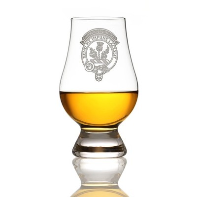 Glencairn Whisky Tasting Glas mit Gravur - 'Flower Of Scotland''