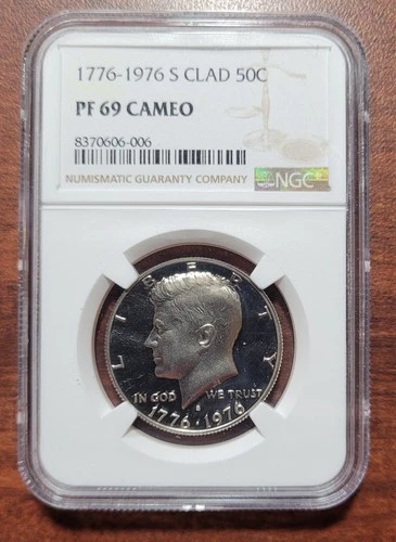 1976-S Kennedy Bicentennial Half Dollar NGC PF 69 Cameo 50c Silver 1776-1976