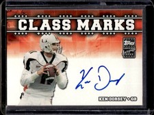 2003 Topps Draft Picks & Prospects Ken Dorsey Class Marks Auto #CM-KD