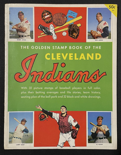 1955 Golden Stamps Cleveland Indians COMPLETE SET UNUSED SEPARATED🔥HOT SALE!!🔥