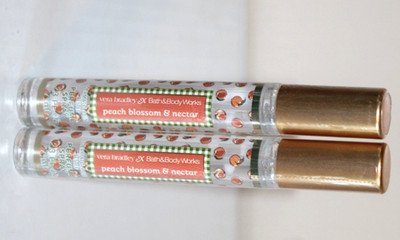 Set of 2 Bath&Body Works Vera Bradley Peach Blossom & Nectar Perfume Spray New