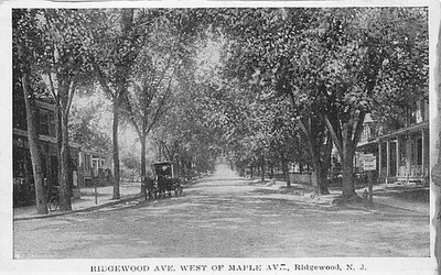 A View Of The Maple Avenue, Ridgewood, New Jersey NJ